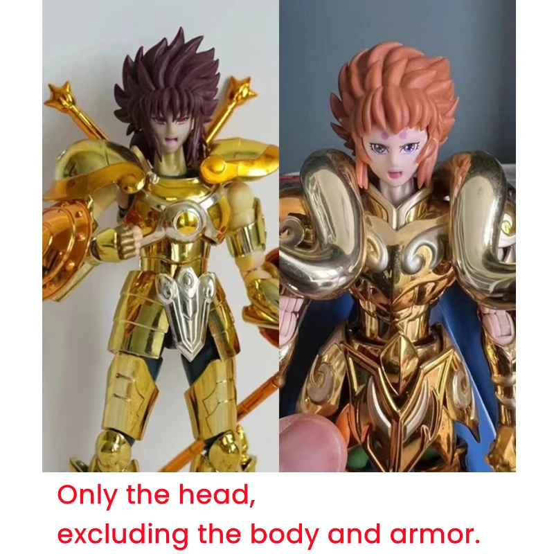 

Saint Seiya Myth Cloth Libra Genbu Aries Kiki Head Face PVC KIT no Action figure toys collection doll gift without box