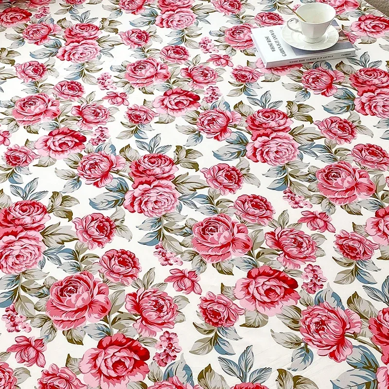 Sábanas planas con estampado de flores rojas para cama doble individual/Queen/King, sábanas superiores con estampado reactivo para camas sabanas cama 150x200