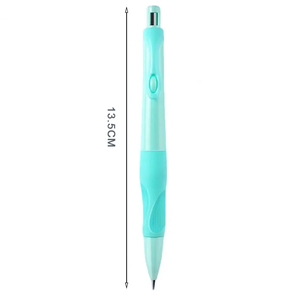 Ergonomic Grip Pencil Mechanical Pencil Set with Soft Silicone Grip 2.0mm Refill Leads Sharpener for Kids Writing Drawing