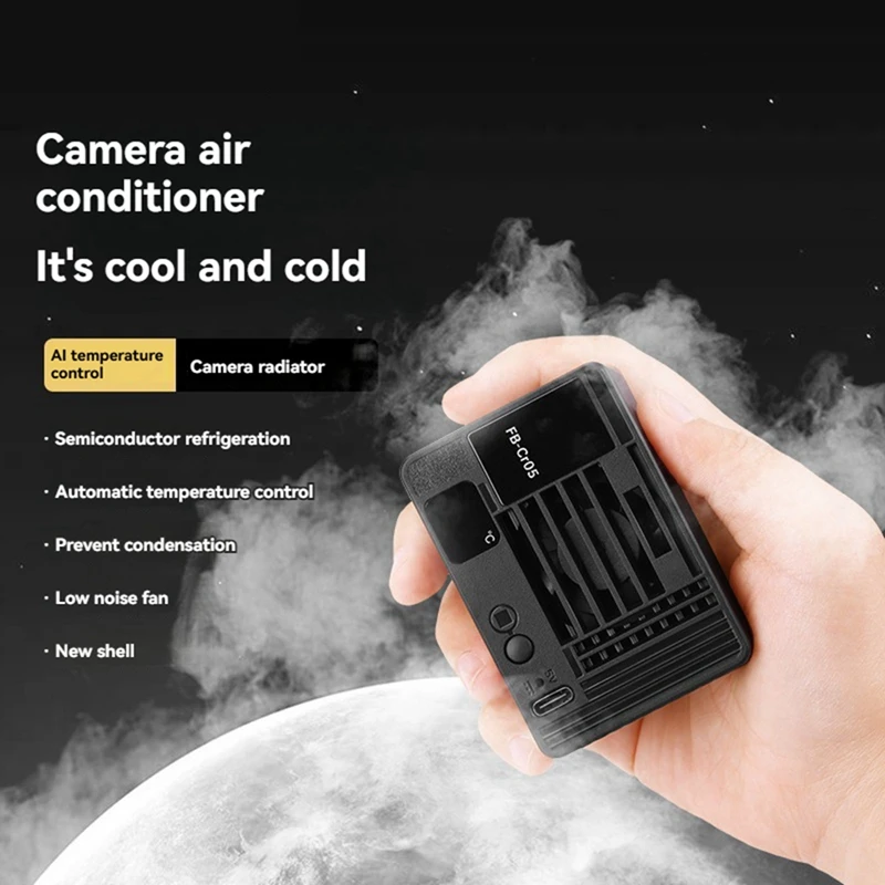 【جديد】FB-CR05 نظام تبريد الكاميرا مروحة تبريد بالوعة الحرارة لسوني كانون FUJIFILM ZV-E1 A7M4 A6700 A72C R8 R7 R6 XT4