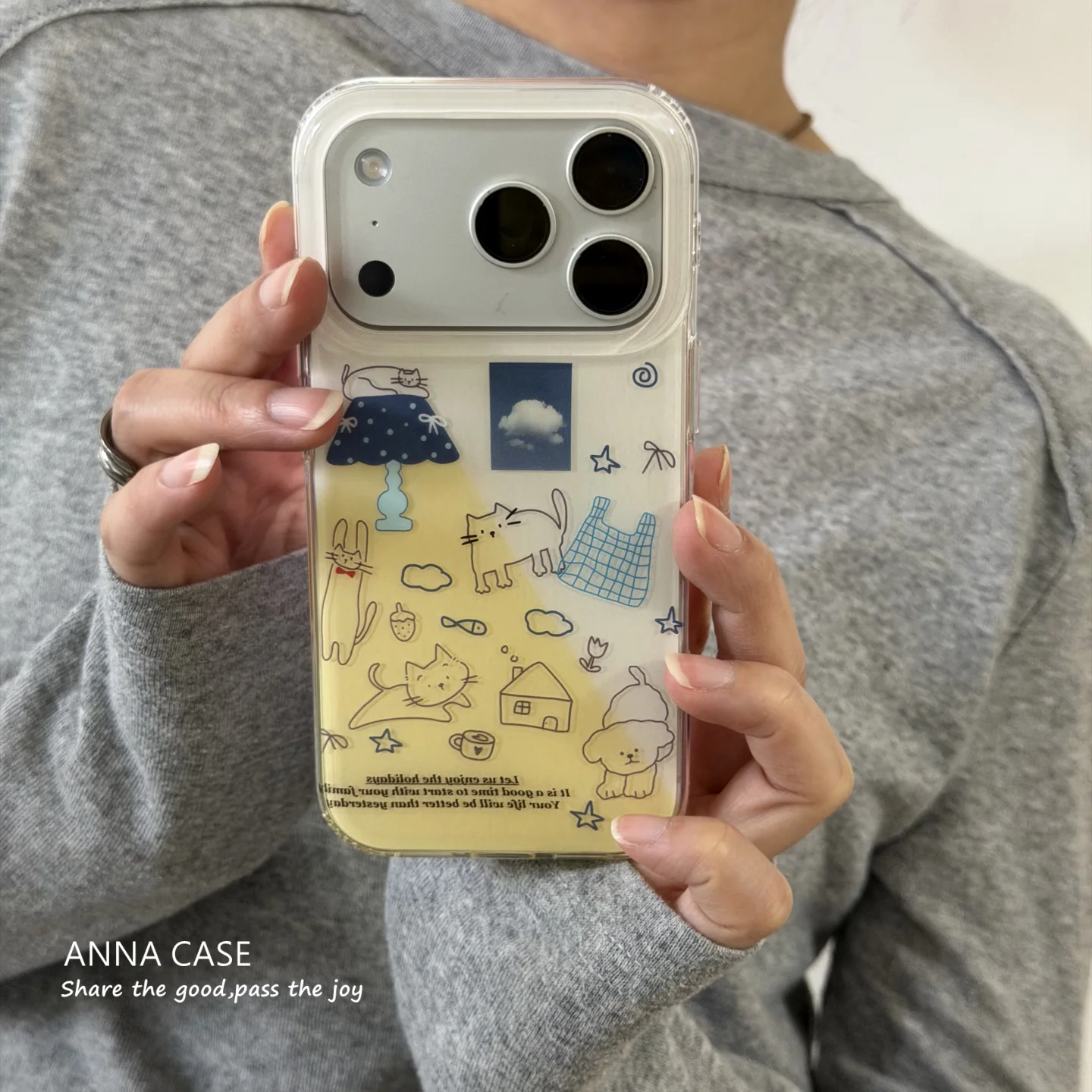 Phone Cases Yellow - Koreanische Ins Milchgelbe Katzen-Kätzchen Niedliche Y2K
