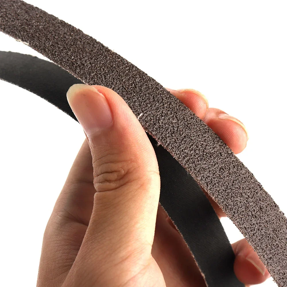 Accessori per levigatrice a nastro abrasivo da 10 pezzi 20 x520mm abrasivo per levigatura di mobili in legno metallico adatto per levigatrice pneumatica