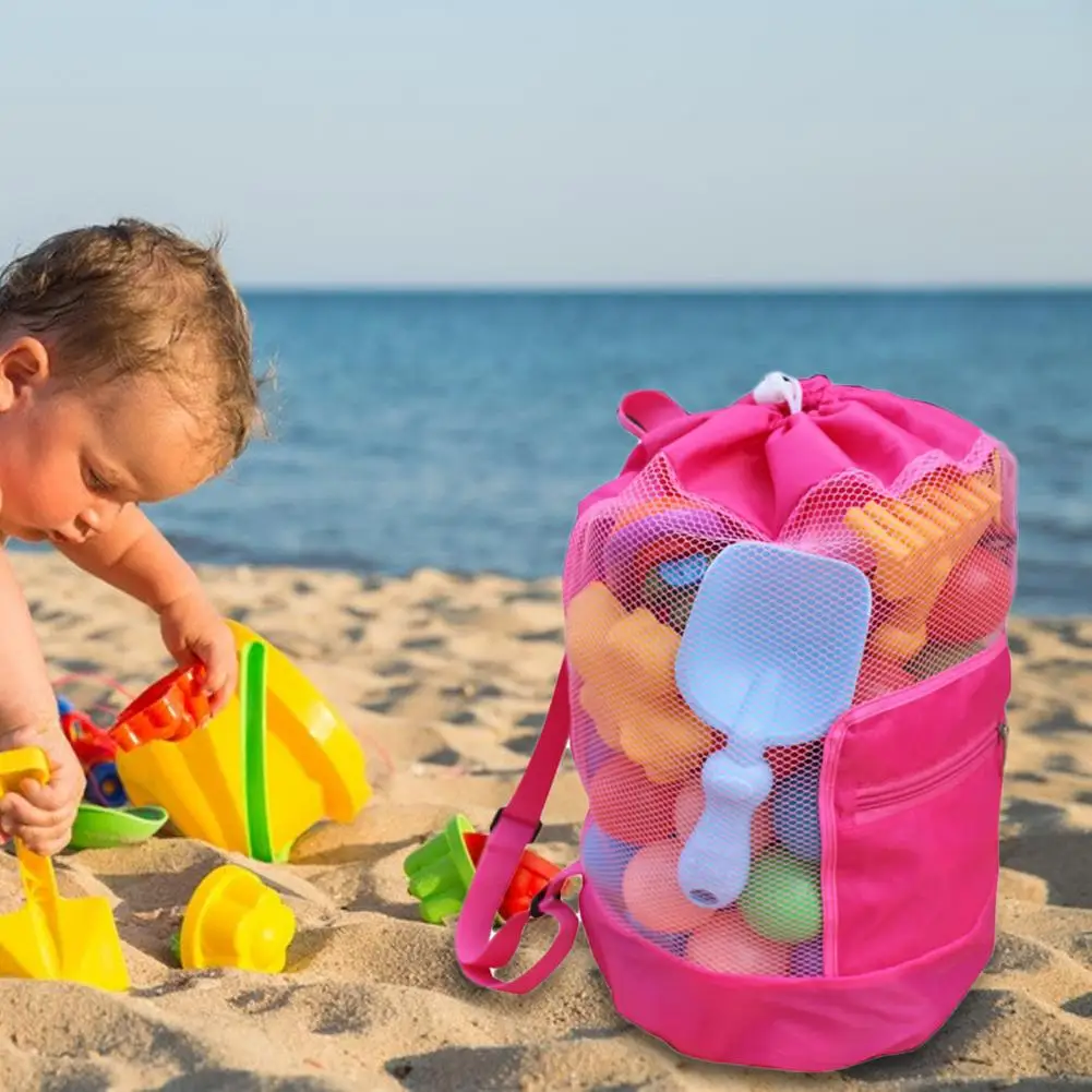 Sprzedaż hurtowa & Dropshipping! Torba na plażę odporne na zużycie dziecięce muszelki zabawki na plażę o dużej pojemności, zbierające torby plażowe