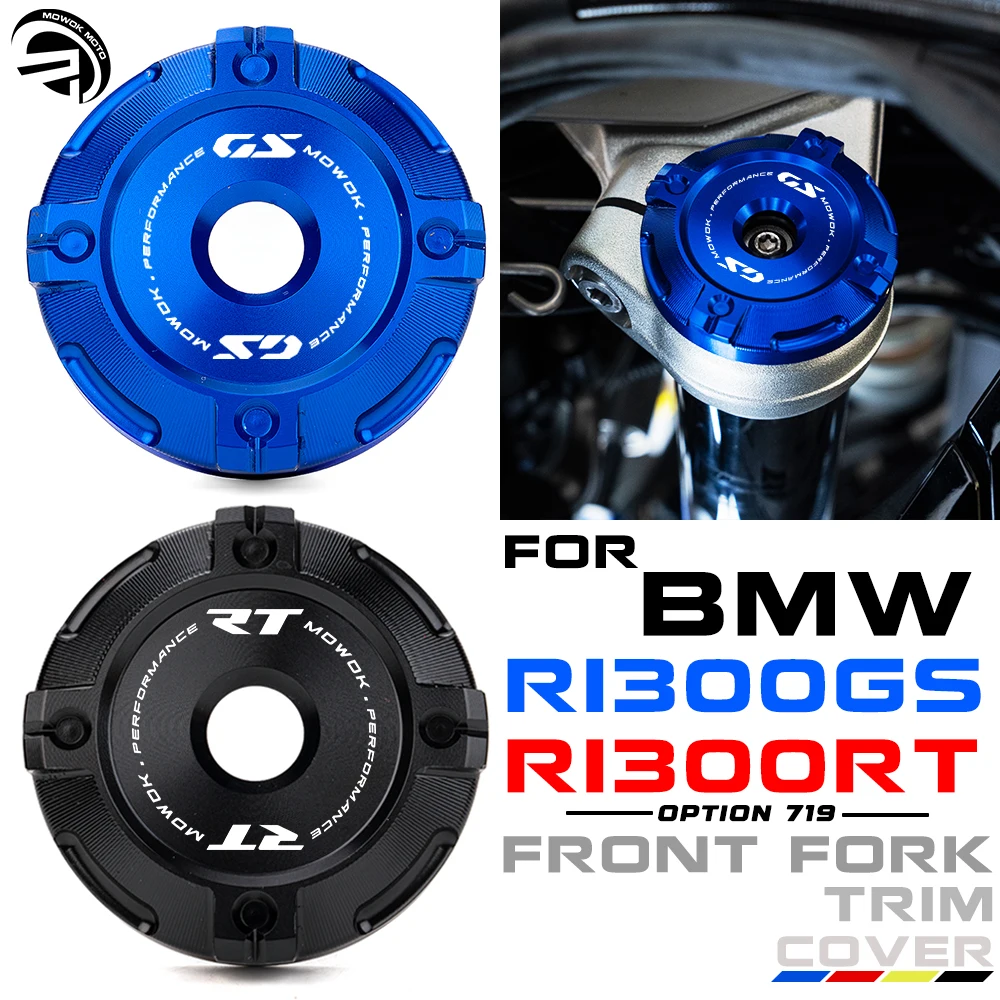 

For BMW R1300GS R1300RT R 1300 GS RT R 1300GS ADVENTURE ADV Motorcycle Accessories CNC Aluminum Front Forks Trim Cover Cap