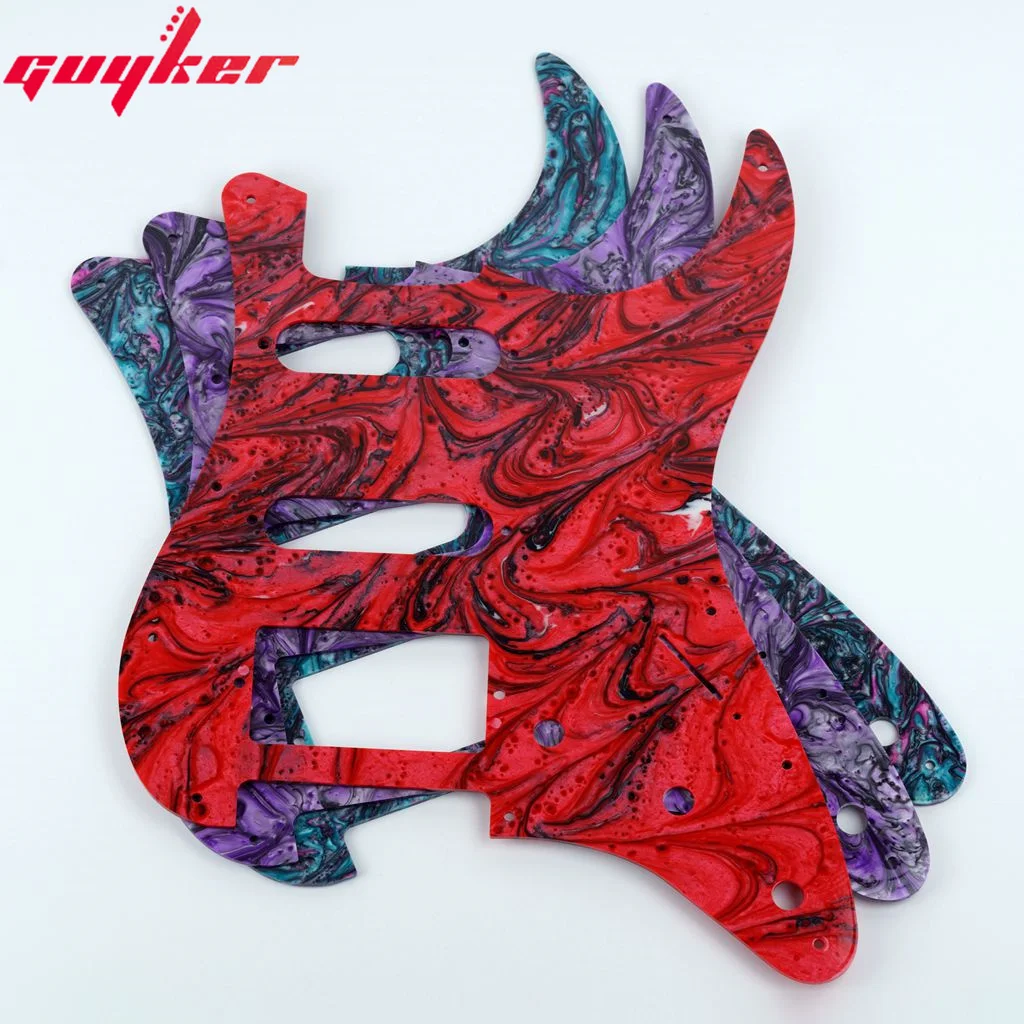 

Guyker 1PCS 11 Holes SSH ST Electric Guitar Resin Pickguard PG004