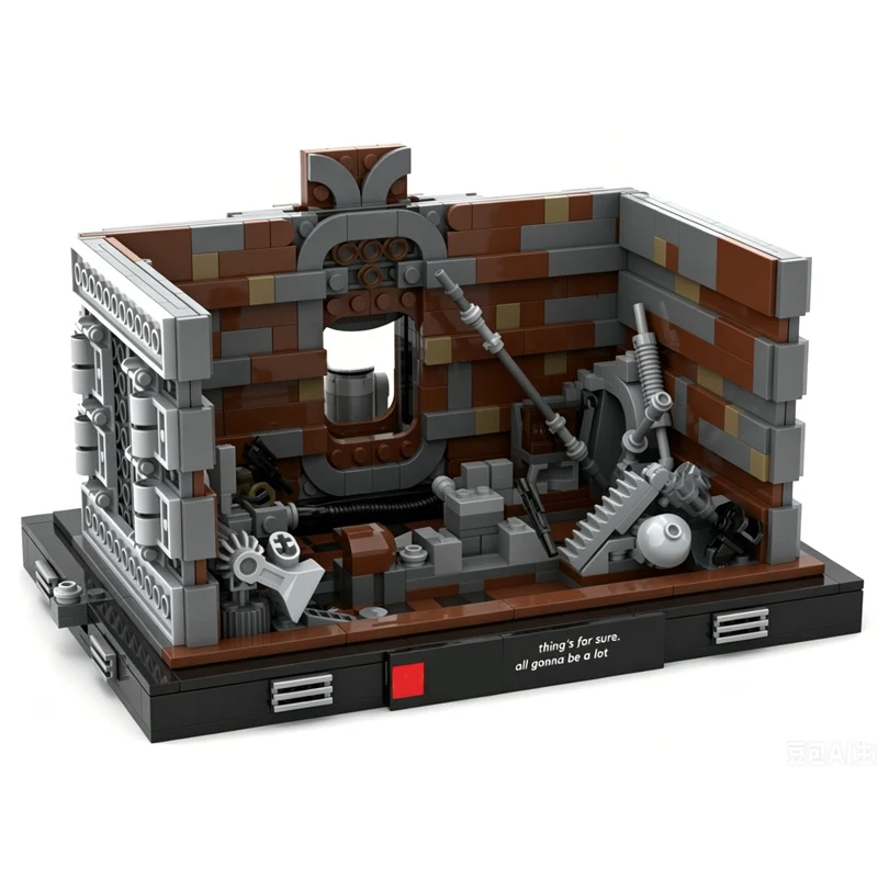 

Star Movies Model MOC Building Bricks Classic Trash Compactor Scene Modular Technology Gift Holiday Assemble Children Toys Suit