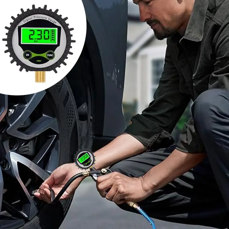 

Digital Tire Pressure Gauge Intelligent Car Tire Pressure Gauge Tire Pressure Monitor Portable Tire Pressure Air Gauge Tire
