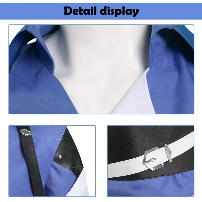 أزياء أنيمي Castlevania Nocturne Richter Belmont التأثيرية أزياء موحدة وسراويل علوية وقفاز بدلة للبالغين أزياء حفلات الهالوين للرجال