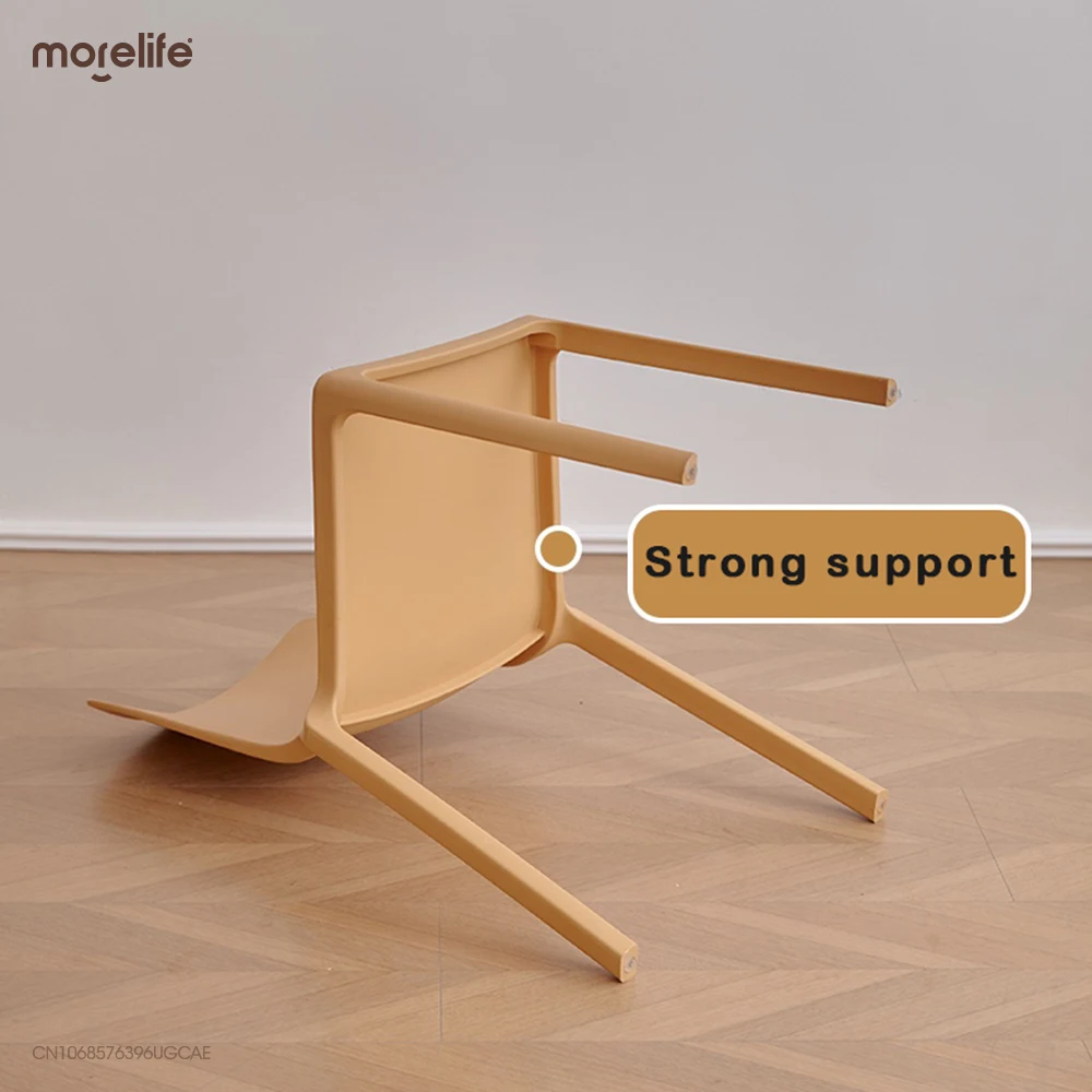 Modern Minimalist Dining Chair Wooden Leg Plastic Luxury Soft Chair Ergonomic, Toilet Chair Restaurant Coffee Shop Furniture