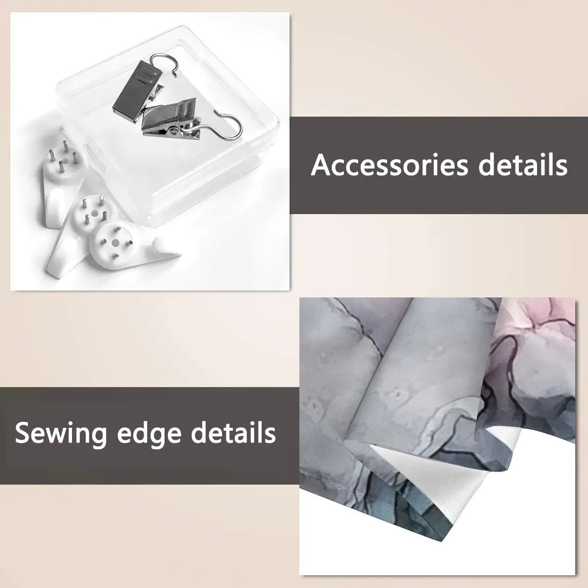 لوحة تجريدية متدفقة باللون الرمادي من أحمر الخدود وباين، نسيج هيبي للتعليق على الحائط، ديكور منزلي جمالي، مفروشات لغرفة المعيشة #5