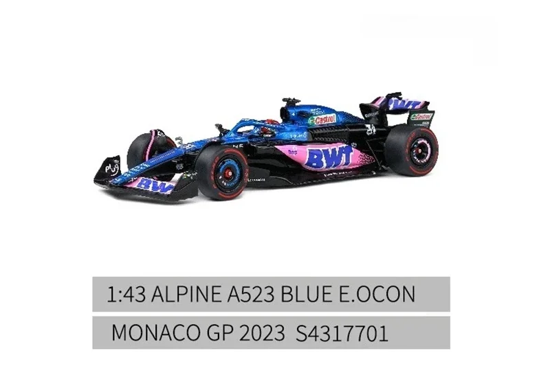 

SOLIDO 1:43 ALPINE A523 GP 2023 Blue Model Car