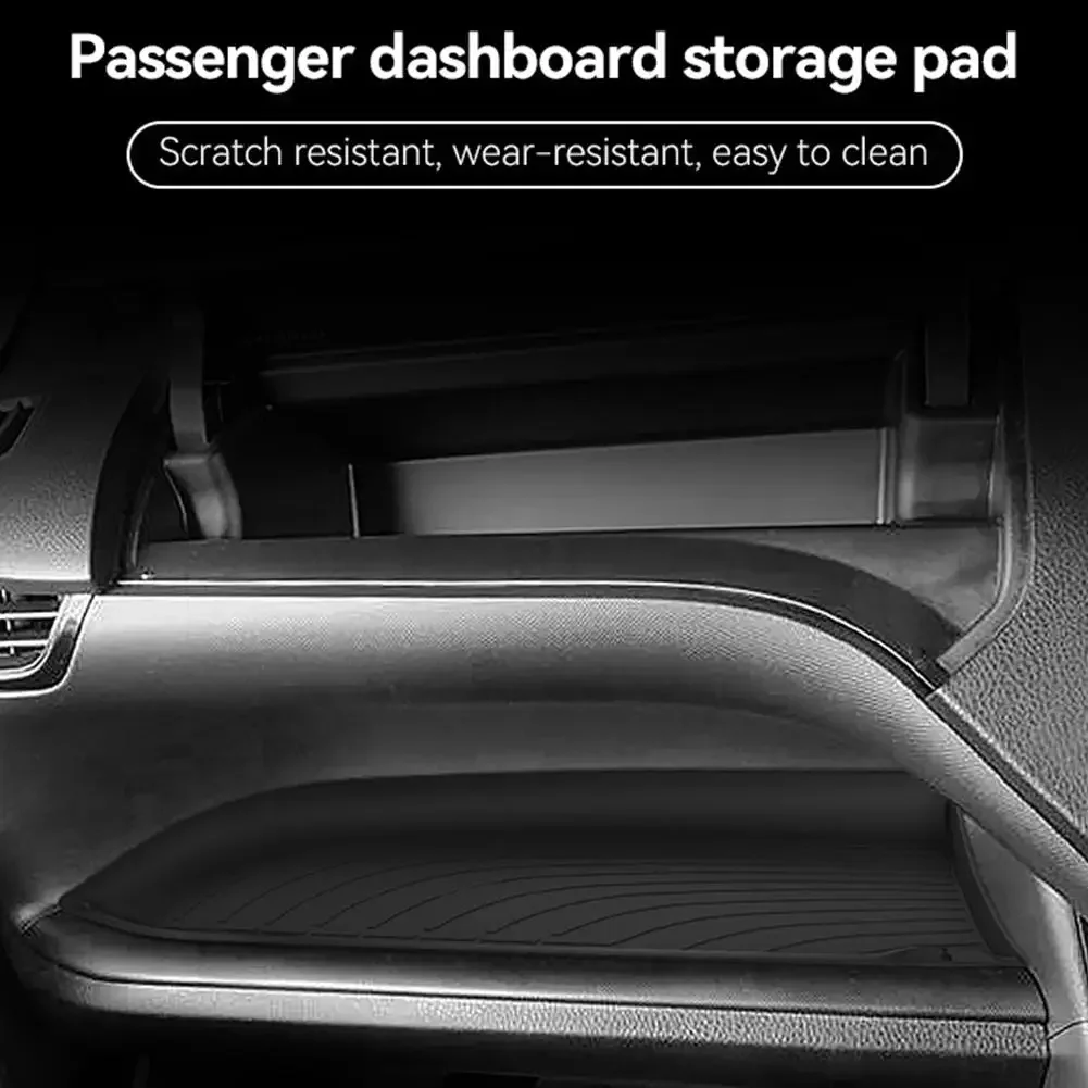 For Toyota Voxy/ NOAH 80 2014-2021 Car Co Pilot Silicone Storage Pad Anti Slip And Heat-resistant Car Interior Decoration Tray 4
