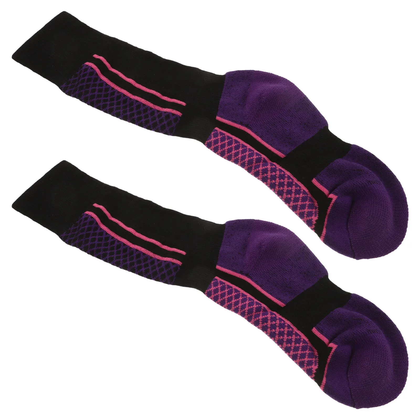 1Pair Child Equestrian Socks Long Tube Sweat Absorbing Comfortable Sports Socks for Riding Soccer Running Biking Outdoor