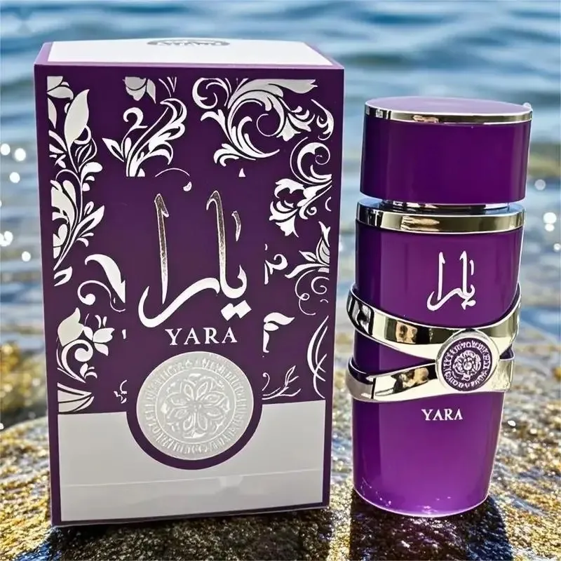 Perfumy w sprayu Yara - fioletowe, 100 ml, długotrwały zapach dla kobiet i mężczyzn, idealny prezent, do użytku na co dzień i na czas wolny