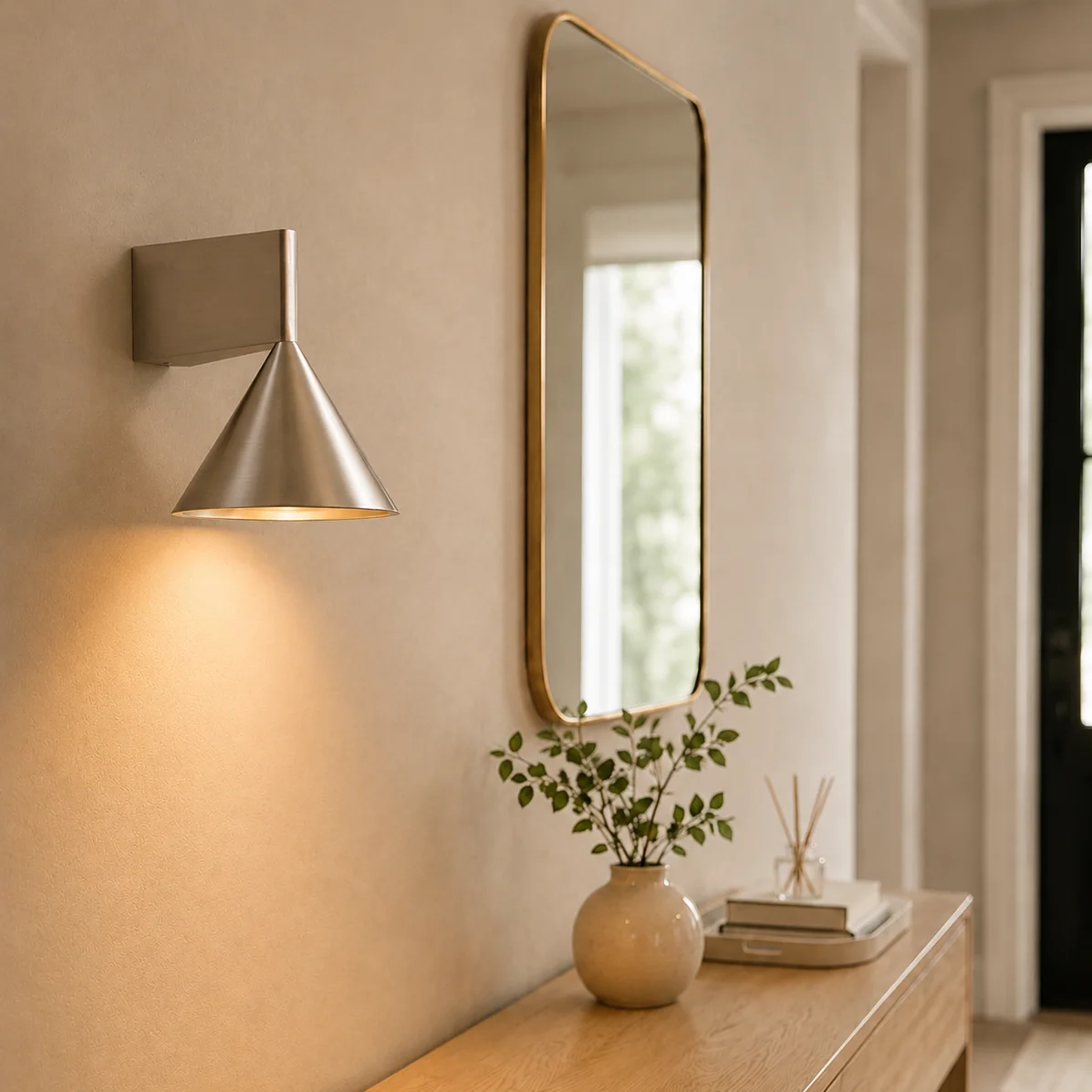 Modern Aluminum Wall Lamp Warm White Waterproof Suitable For Outdoor Indoor Living Room Bedroom Garden Corridor Nordic Style