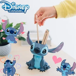 Disney Stitch kreatywny organizer na artykuły papiernicze obsadka do pióra Anime Cartoon śliczne wielofunkcyjne dziwaczna dekoracja stołu doniczka