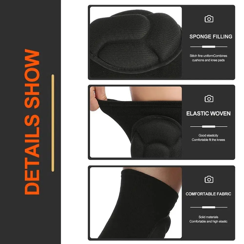 WorthWhile Knee Pads For Dancing Volleyball Yoga Women Kids Men Kneepad Patella Brace Support Fitness Protector Work Gear V5C3