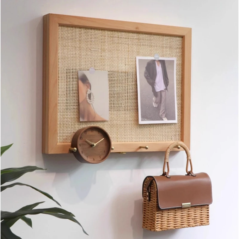 

Wabi-Sabi Circuit Breaker Cover with Hooks Solid Wood Electrical Box No Drill Electric Switch Decoration Wall Mounted Coat Rack