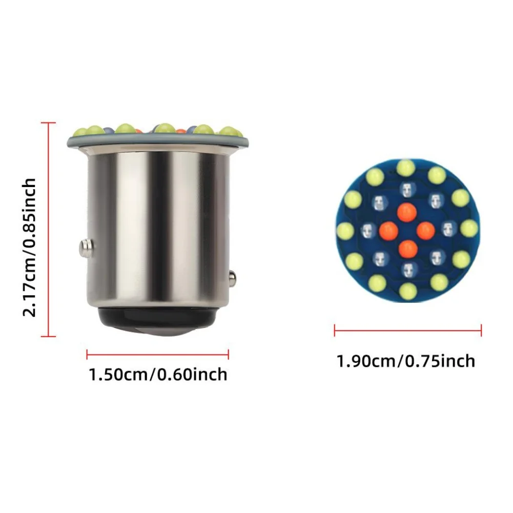 أضواء مقاومة للطقس ضوء عالي الوضوح كما هو موضح في الصورة ضوء فرامل LED حوالي 50,000 ساعة عمر