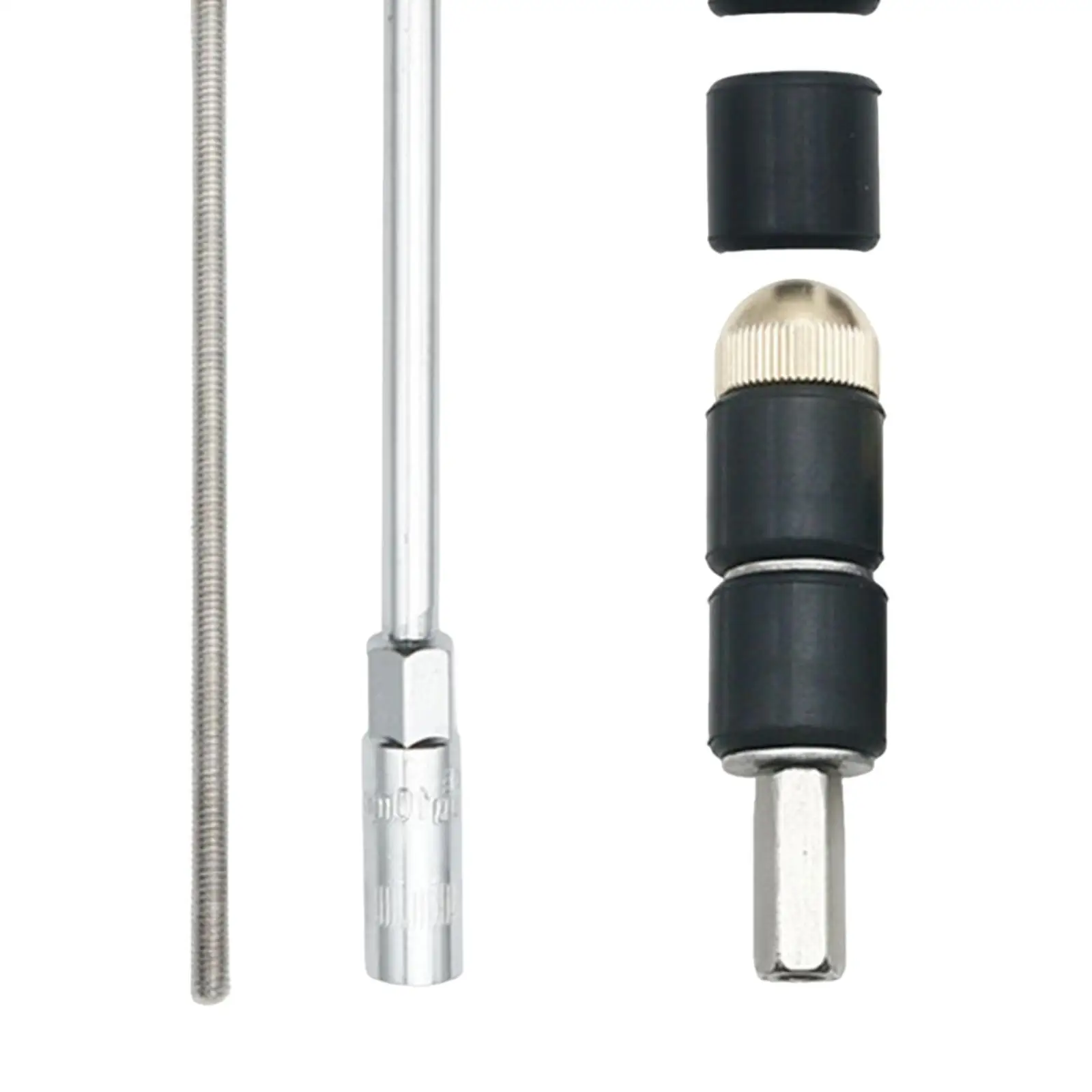 Copper Hot Melt Water Stopper Pin for Pipe Fixing Bathroom Sink Bathtub Leak Plug Tool with Rubber Sealing Caps