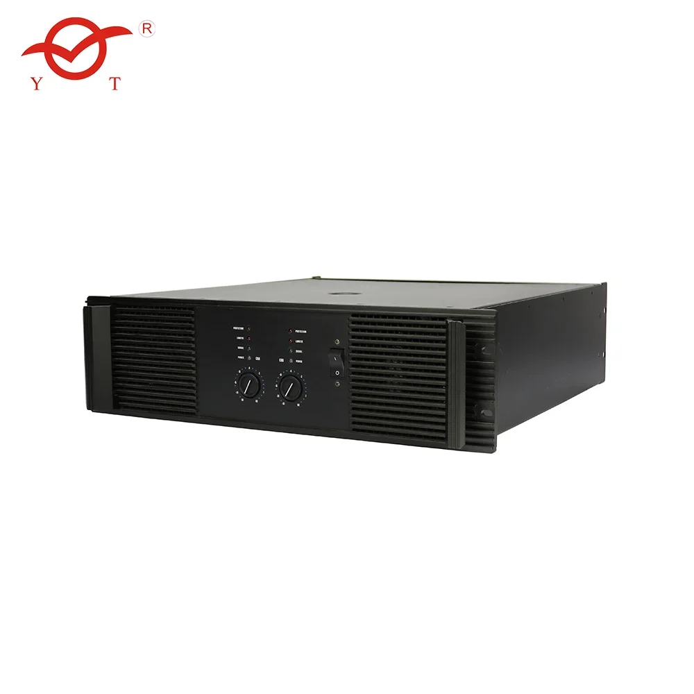 YATAO outdoor concert 2 channel pa amplifier 2000 watts per channel stereo audio power amplifier