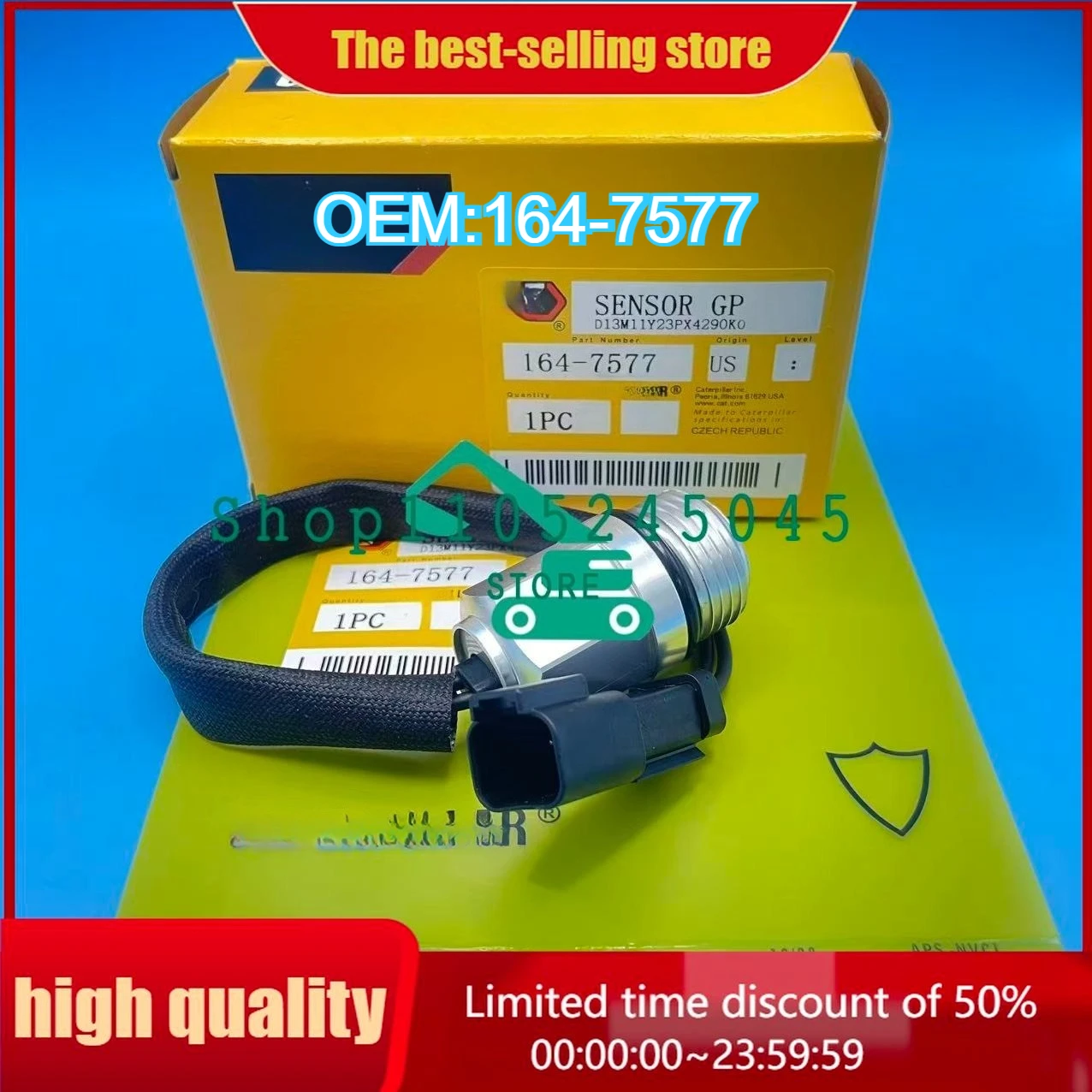 

Excavator Machinery Parts 164-7577 Pressure Switch