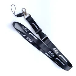 1PC Metal Hook With Clasp Polyester Lanyard 737 Black Boeing Aircraft Lanyard Keychain Suitable For ID Card