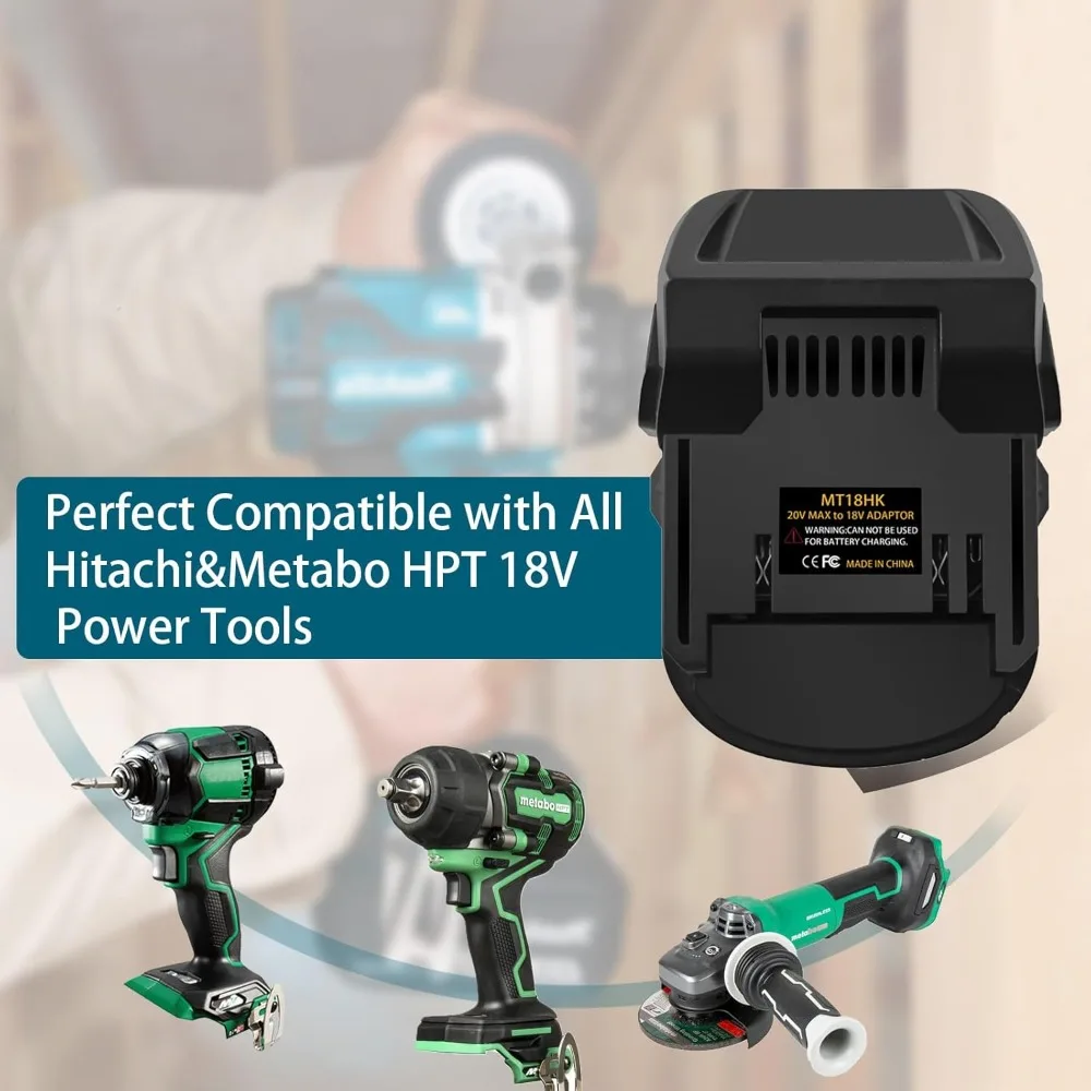 Imagem -06 - Adaptador de Bateria Hitachi Drill Conversor de Bateria de Lítio Makita 18v Ferramentas Elétricas Hikoki Li-ion Batttery