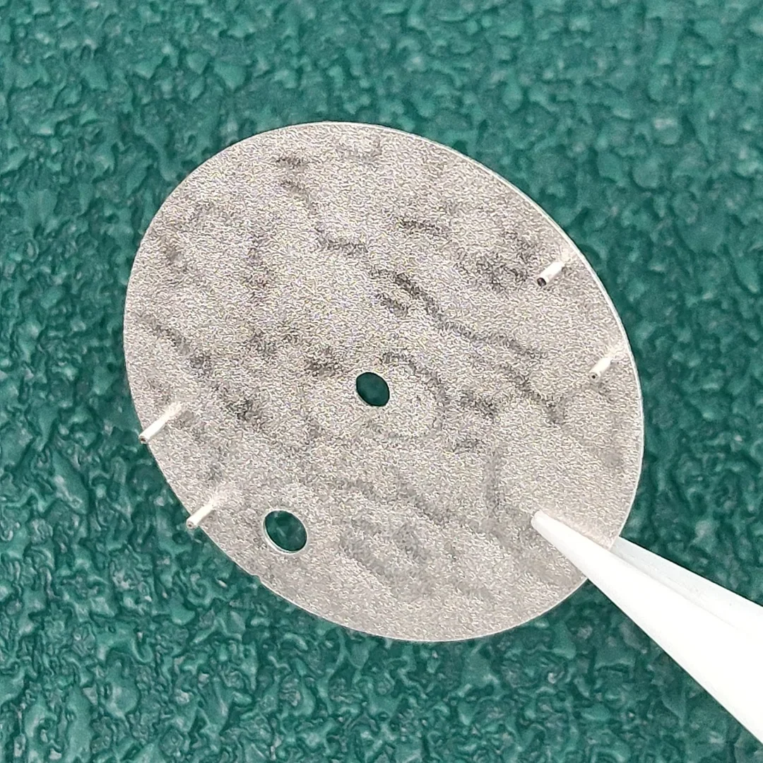 28.5mm Watch Dial Chang'e Lunar Surface Modification Men's Space Mechanical Watch Replacement Accessory for NH35 NH36 Movement