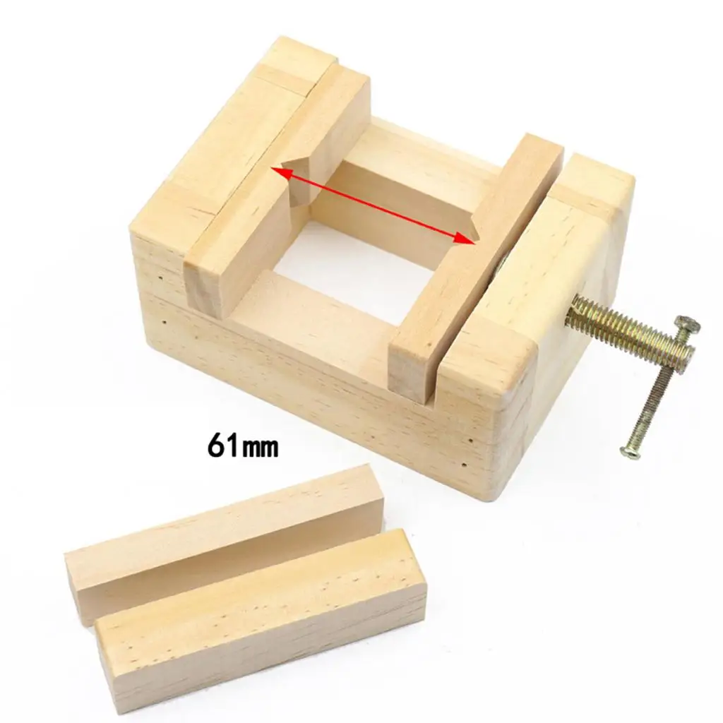 Mini Bench Clamp Drill Press Stamp Fixed Bed Wooden Stamping Tool for Stone Sculpture and Craft Hobby