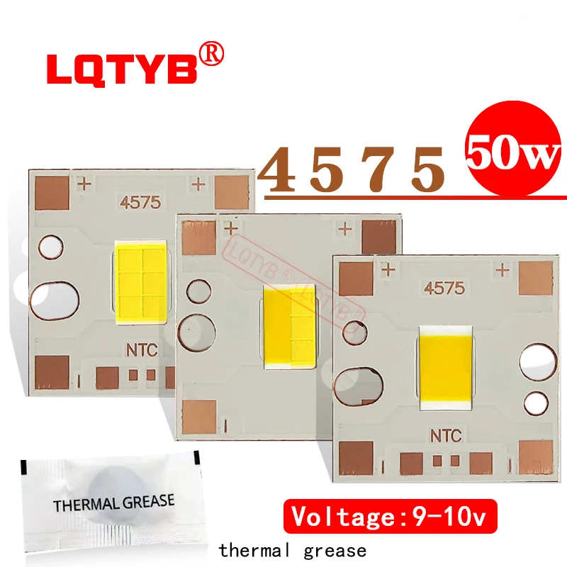 LED automotive lamp accessories lemon light/white light 50W lamp beads 4575 for motorcycle electric vehicle headlights