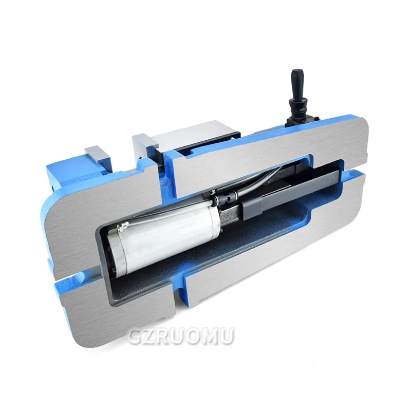 

Precision Bench Vise Work Bench 6 Inch Clamp Machine Large Opening Fixture Apply to Various CNC Equipment Machining Center
