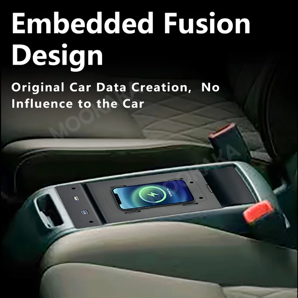 For Toyota Previa Great overlord 2016 Quick QI Car Wireless Charger Fast Charging Intelligent Infrared Mobile Phone Dashboard