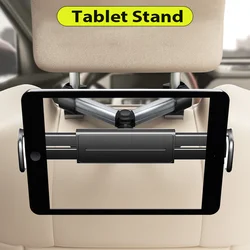 Car Headrest Universal Mobile Tablet Mount 360° Adjustable Retractable Catch-up Back Pillow Lazy Tablet Stand Tools For iPad