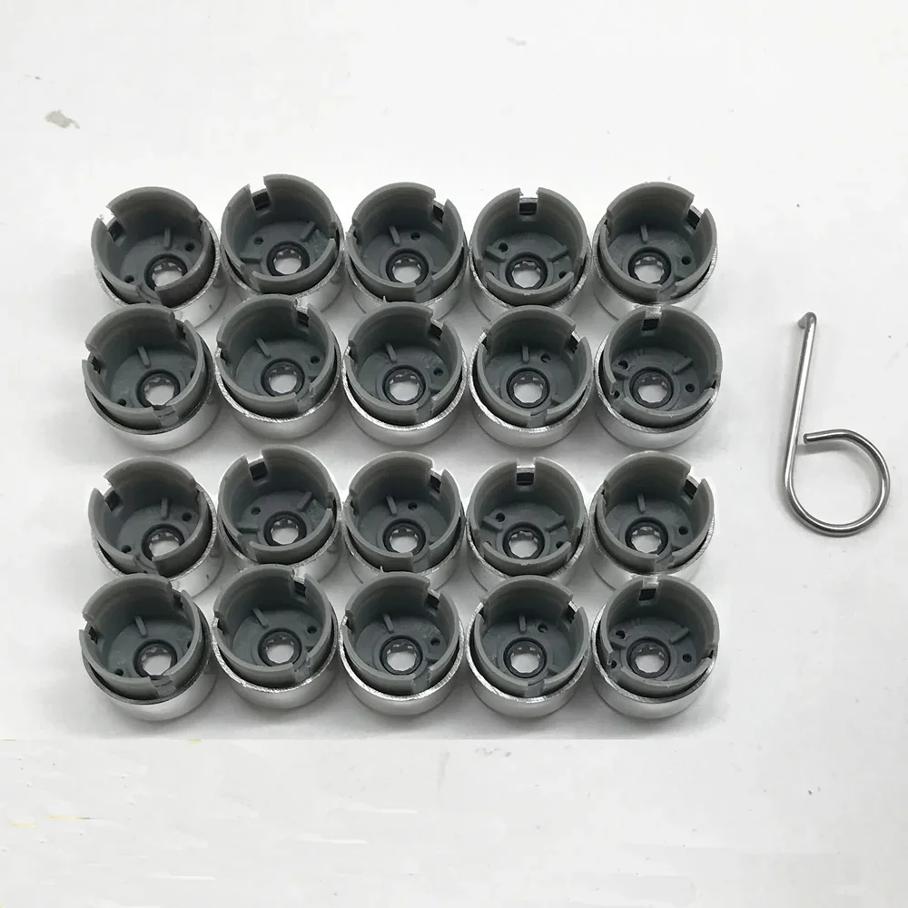 

Volkswagen Touareg 20x wheel hub bolt nut cover 2004 2005 2006 2008 2009 2010 2011 2012 2013 2014