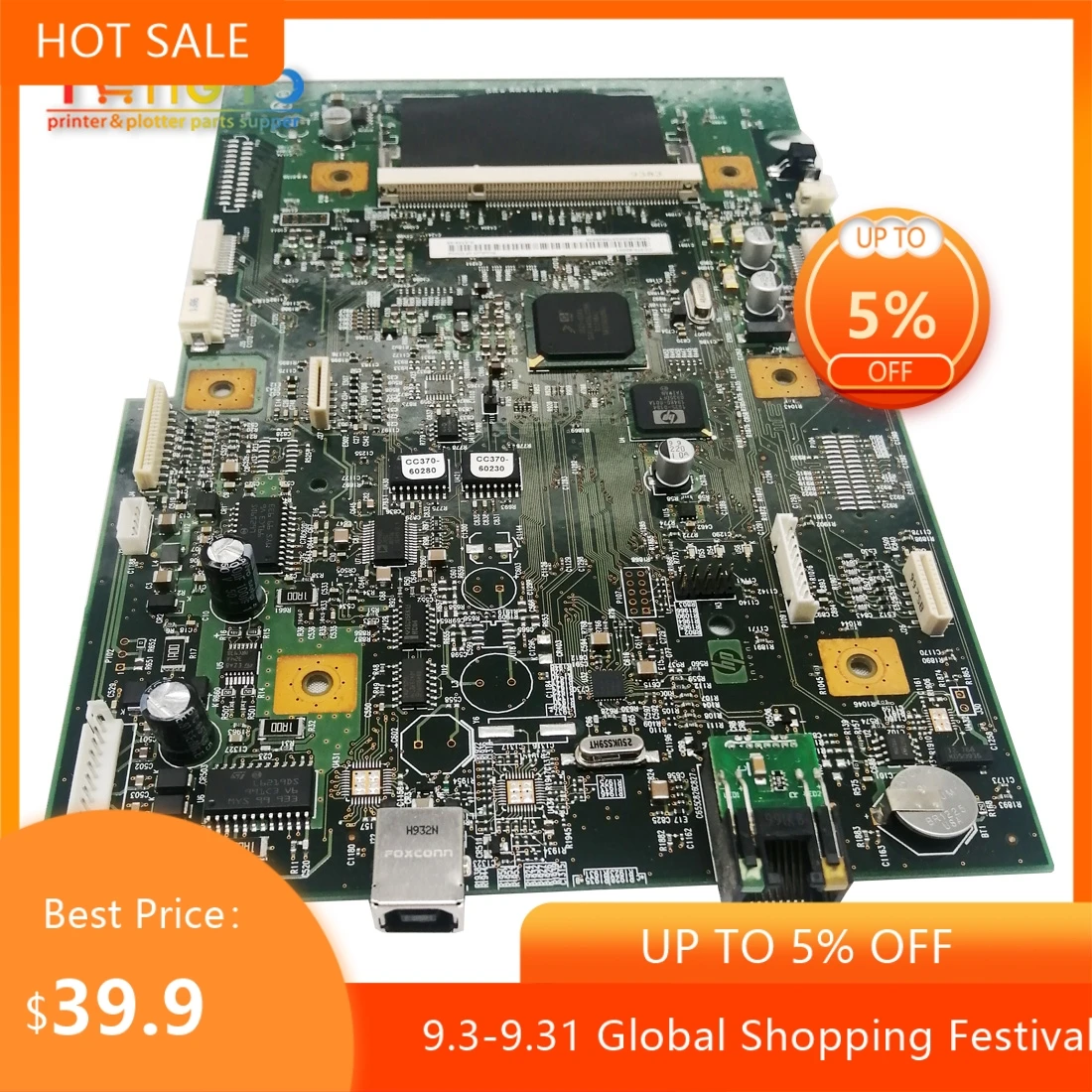 

Оригинальная материнская плата CC370-60001 Formatter PCA ASSY, материнская плата, плата форматирования для серии HP M2727/m2727nf/m2727nfs/2727MFP