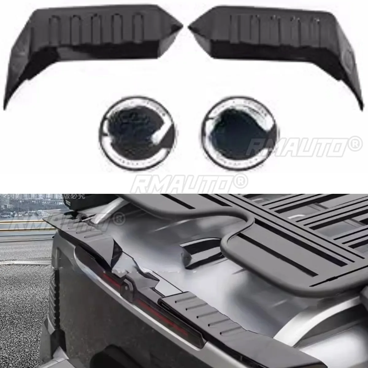 

For Chery Jetour T2 VEE Exterior Accessories Car Rear Spoiler Wing Trunk Spoiler Trunk Wing Roof Spoiler Roof Wing Chin Body Kit