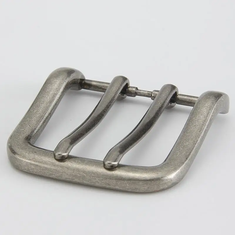 1 шт., 40 мм, металлическая двойная пряжка для ремня — подходит для кожаных ремней 37-39 мм