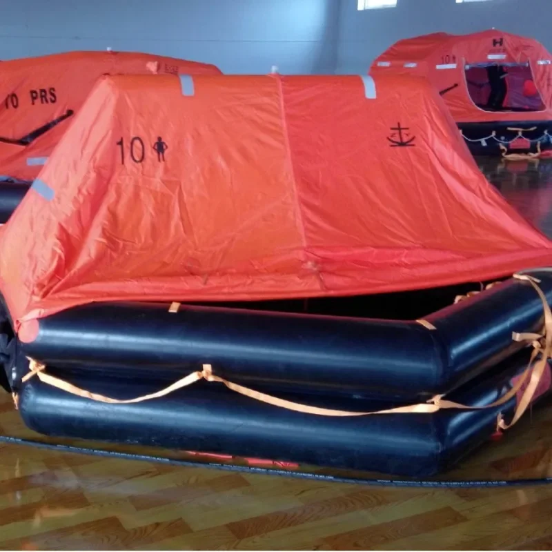 HAF-A Type Ropling Inflatable Liferaft HAF-A10 Throwing Liferaft 6 to 25 People