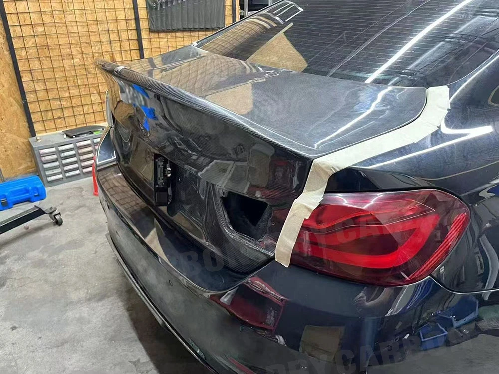 

Карбоновая накладка на крышку багажника для BMW 3 серии F30 F80 Седан 2014-2019, спойлер, накладка на багажник, обвес, аксессуары для автомобиля, декоративные элементы
