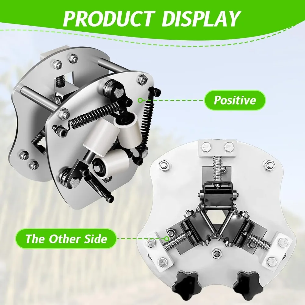 آلة تقشير قصب السكر اليدوية مع شفرة بديلة من الفولاذ المقاوم للصدأ أداة تقشير فعالة سهلة الاستخدام