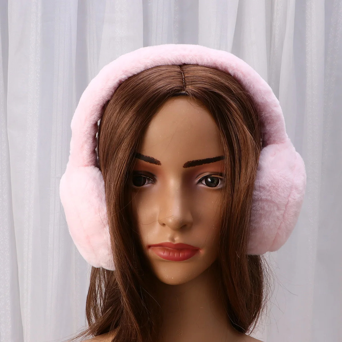 Covers For Winter Ear Muffs Women Soft Ear Warmers Earmuffs Headwear Outdoor Earmuffs Pink
