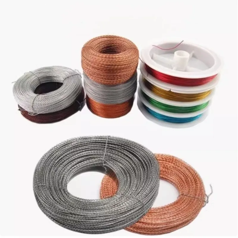 Widely Used Iron thread Sealing Lead Sealing Wire Two Shares 30/40/50/100M/Roll cotton thread copper stainless steel