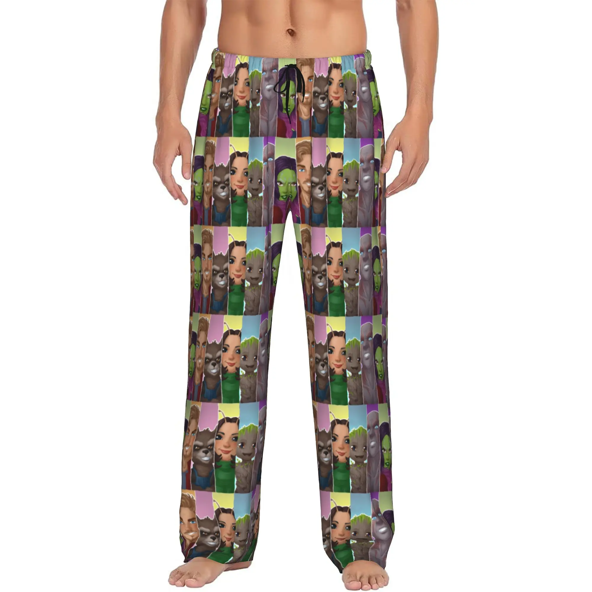 

Custom Men The Guardians Of Anime The Galaxy Pajama Pants Printed Sleep Sleepwear Bottoms with Pockets