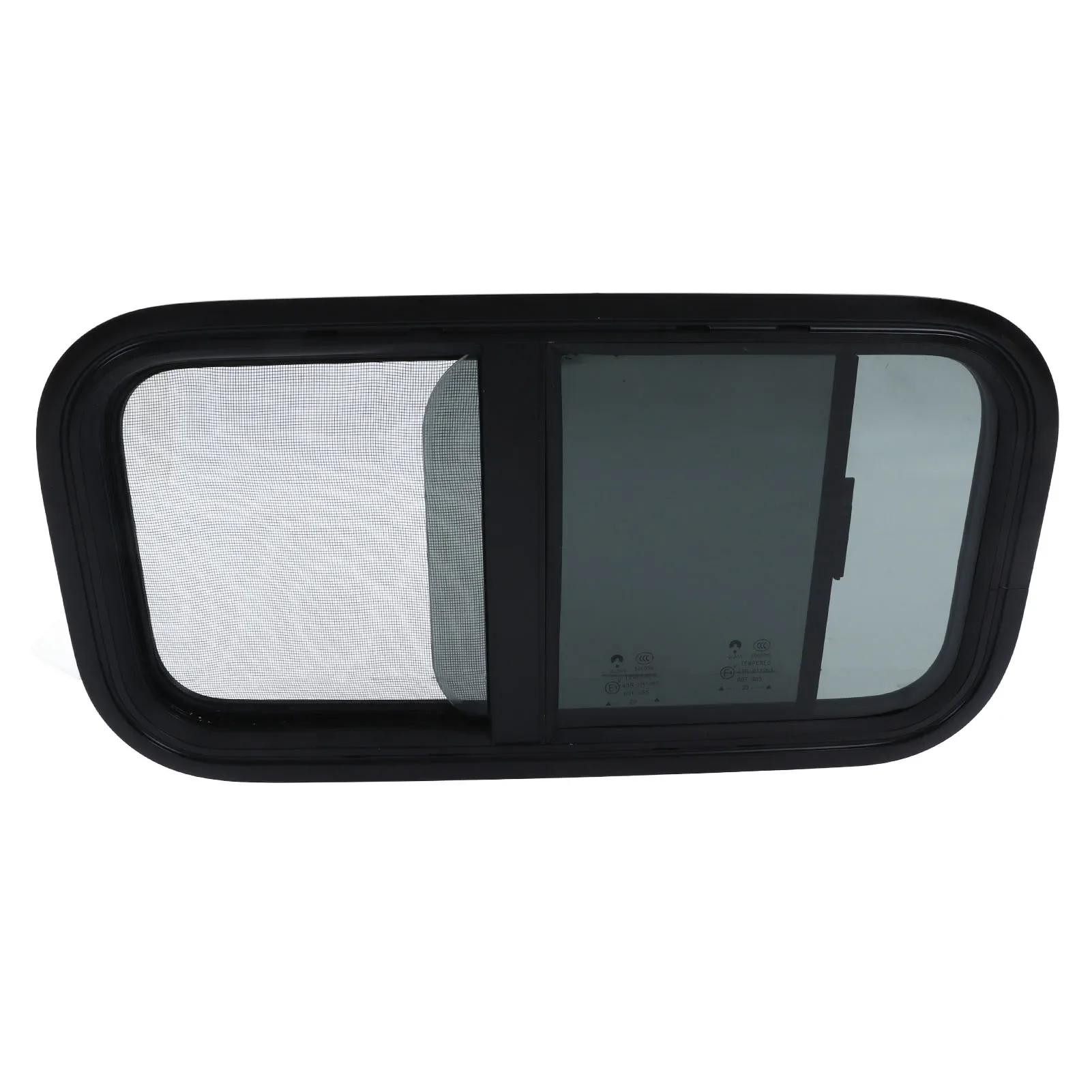600x300mm RV Window with Screen Vertical Horizontal Sliding for Campers Trailers Construction Vehicles