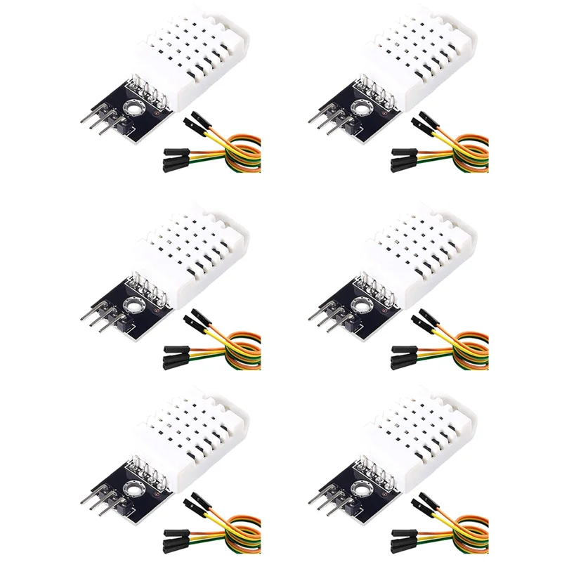 BNVN-6 Set Temperature Humidity Sensor Module Digital Temperature Humidity Sensor 3.3V-5V With Wires