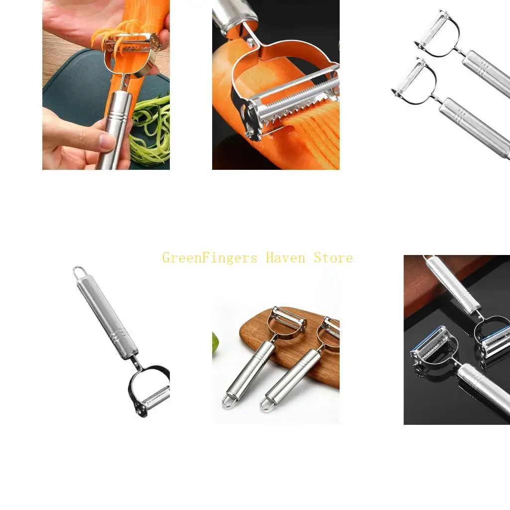 F68D Stainless Steel Vegetable Peeler for Daily Fruit and Vegetable Prep Kitchen Tool