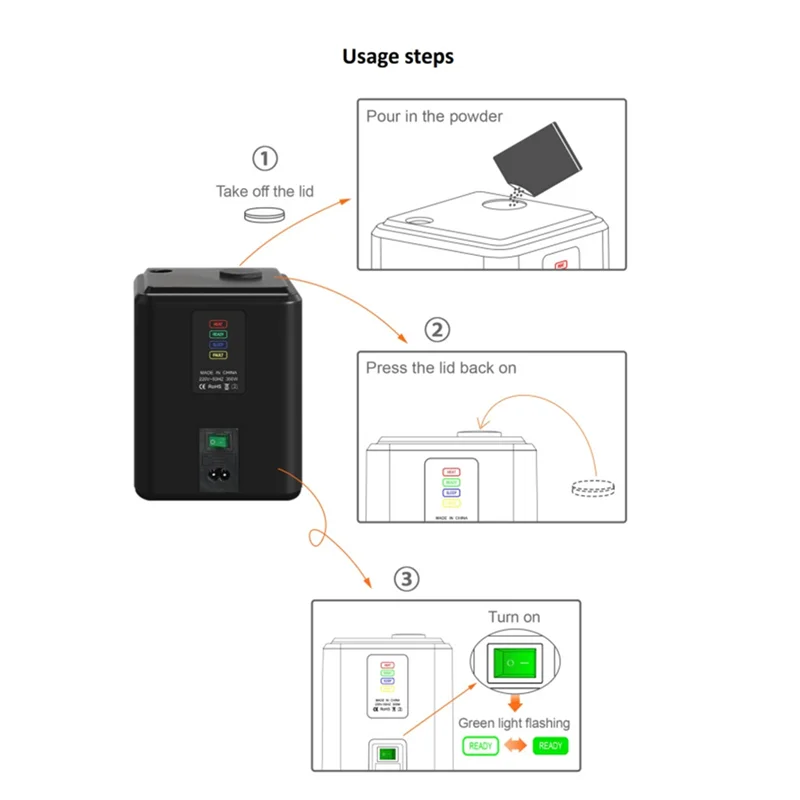 CABE-FX ウェディングイベント用ミニコールドスパークマシン ポータブル自動安全遮断機能付き EUプラグ