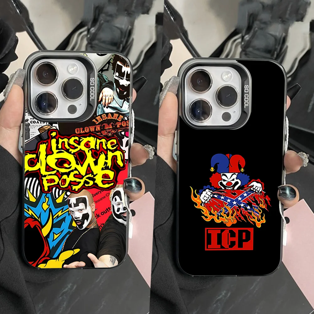 

ICP Insane Clown Posse Phone Case For iPhone 16,15,14,13,12,11,Pro,Max,Plus,Mini,XS,SE Anti Fall Black Matte Hard Bumper
