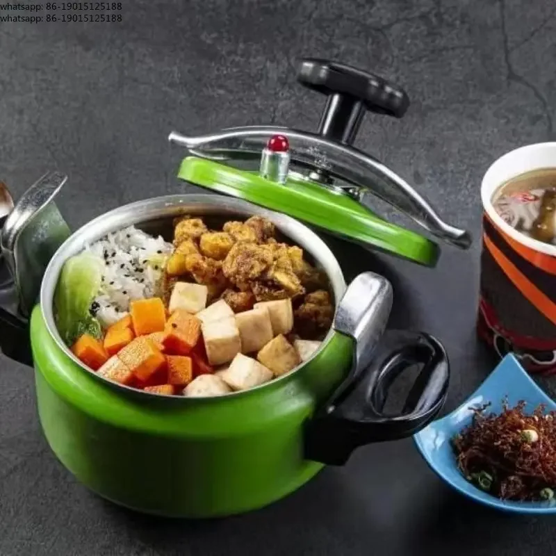 Universal Mini Pressure Cooker Gas Induction Compatible Household Small Pot For 1 2 3 4 People Home Hotel Dining Room